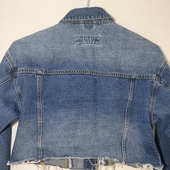 Forever 21 Cropped Denim Jacket - Picture 4 of 4